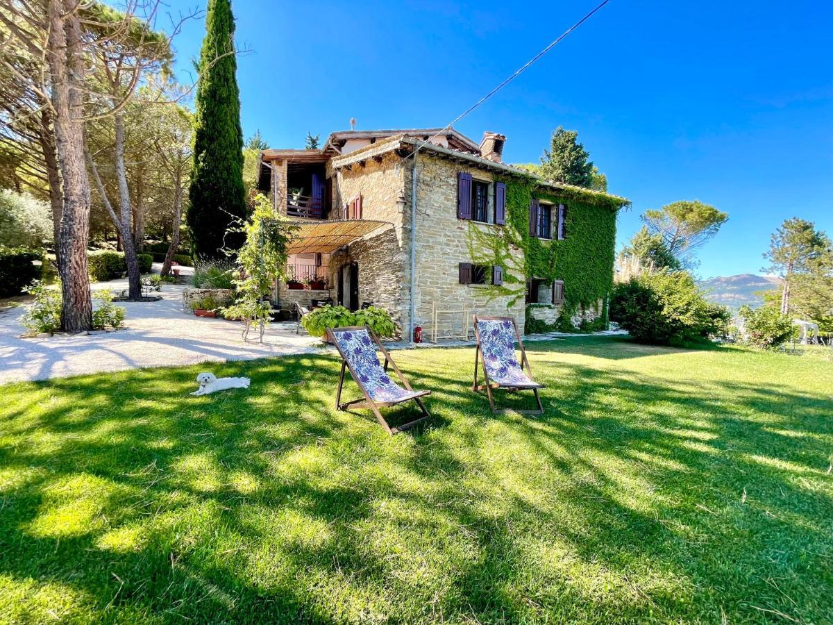 La Panoramica Gubbio: Charming Self-Catering Retreat Villa Exterior photo