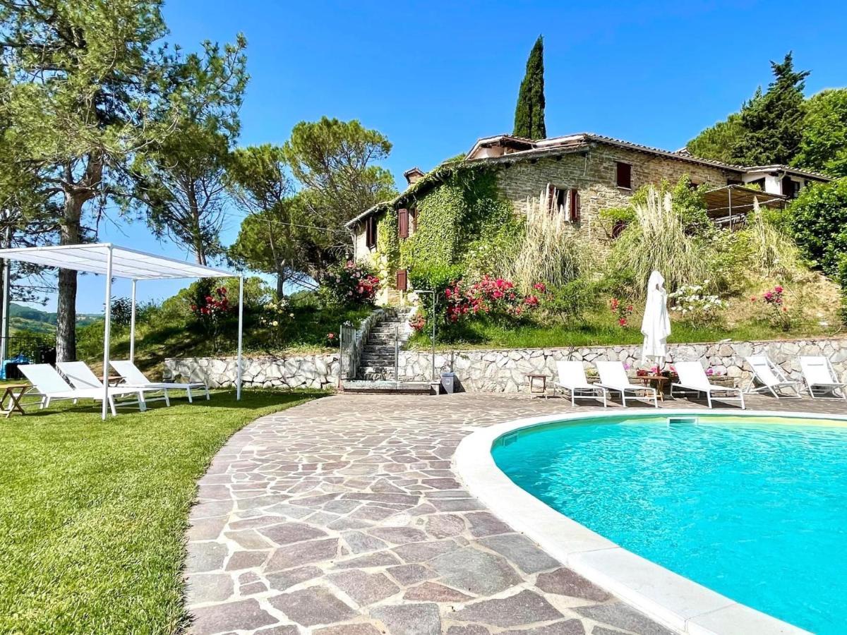 La Panoramica Gubbio: Charming Self-Catering Retreat Villa Exterior photo